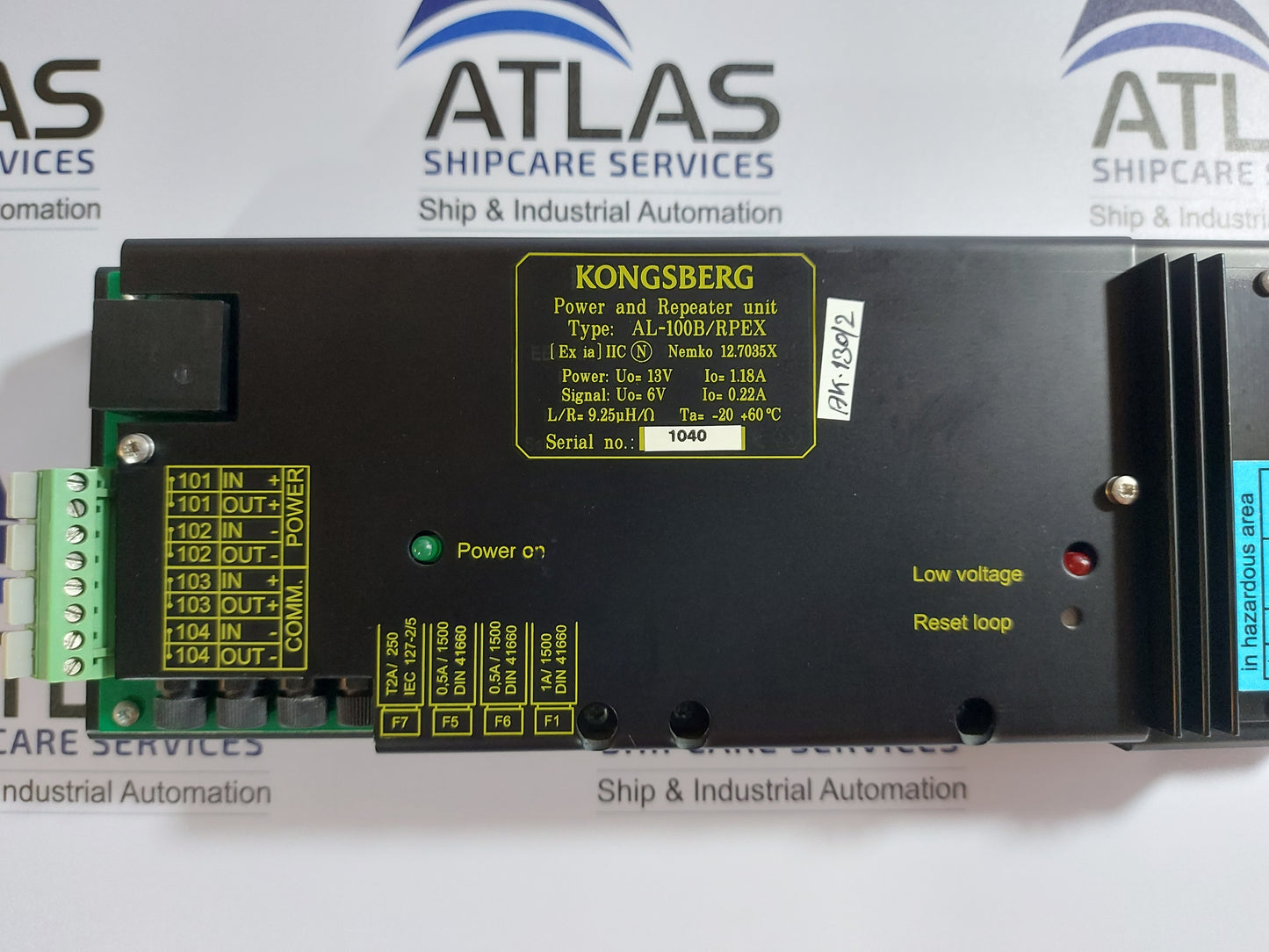 KONGSBERG AL-100B/RPEX POWER AND REPEATER UNIT