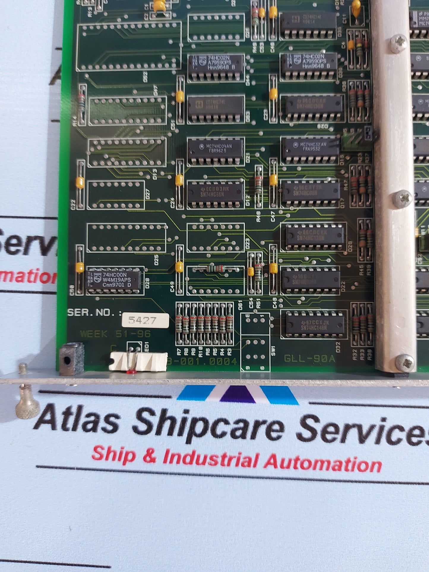 KONGSBERG AUTRONICA GLL-90A PROCESSING CARD 7258-001.0004
