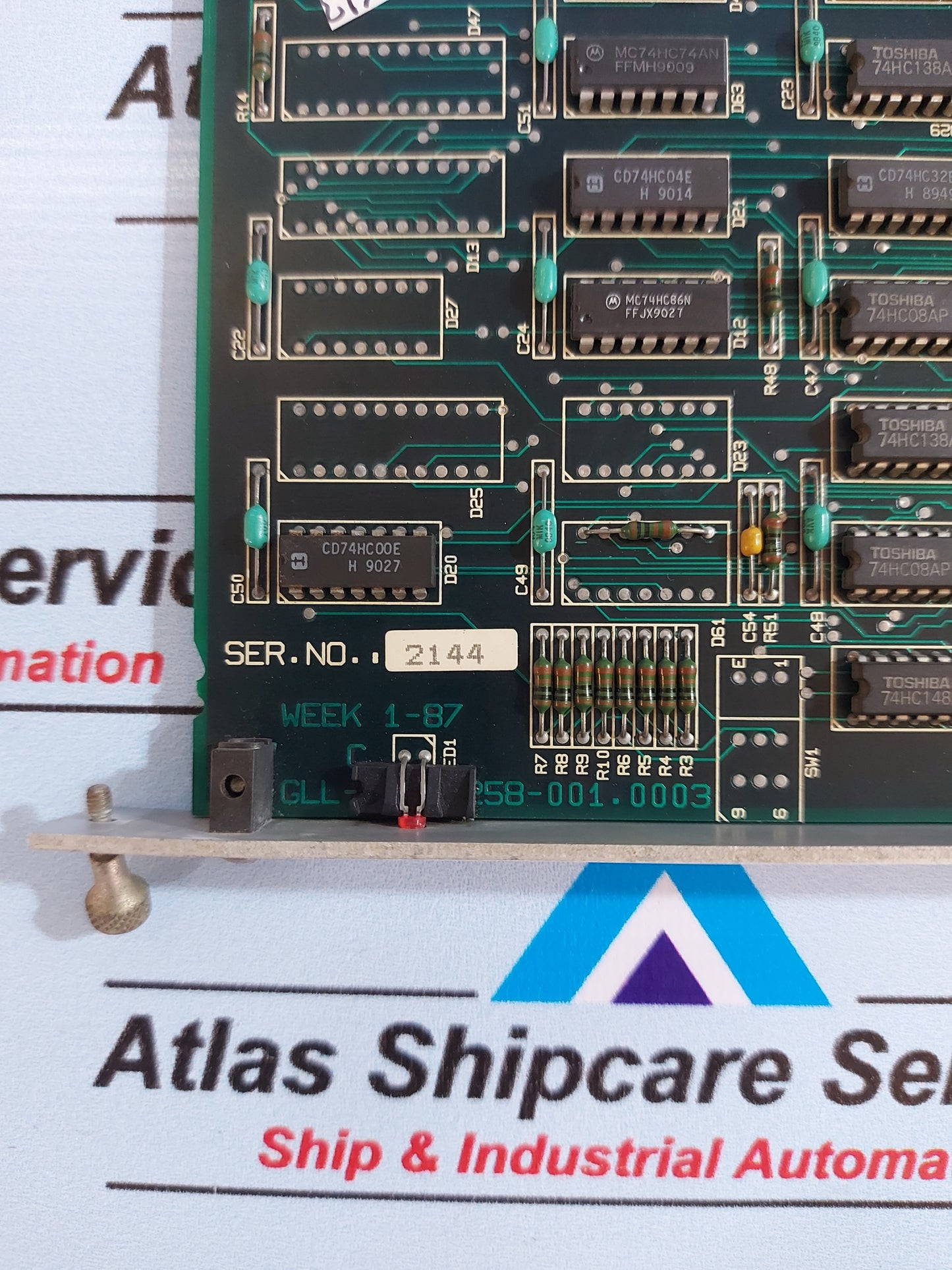 KONGSBERG AUTRONICA GLL-90A PROCESSING CARD 7258-001.0003