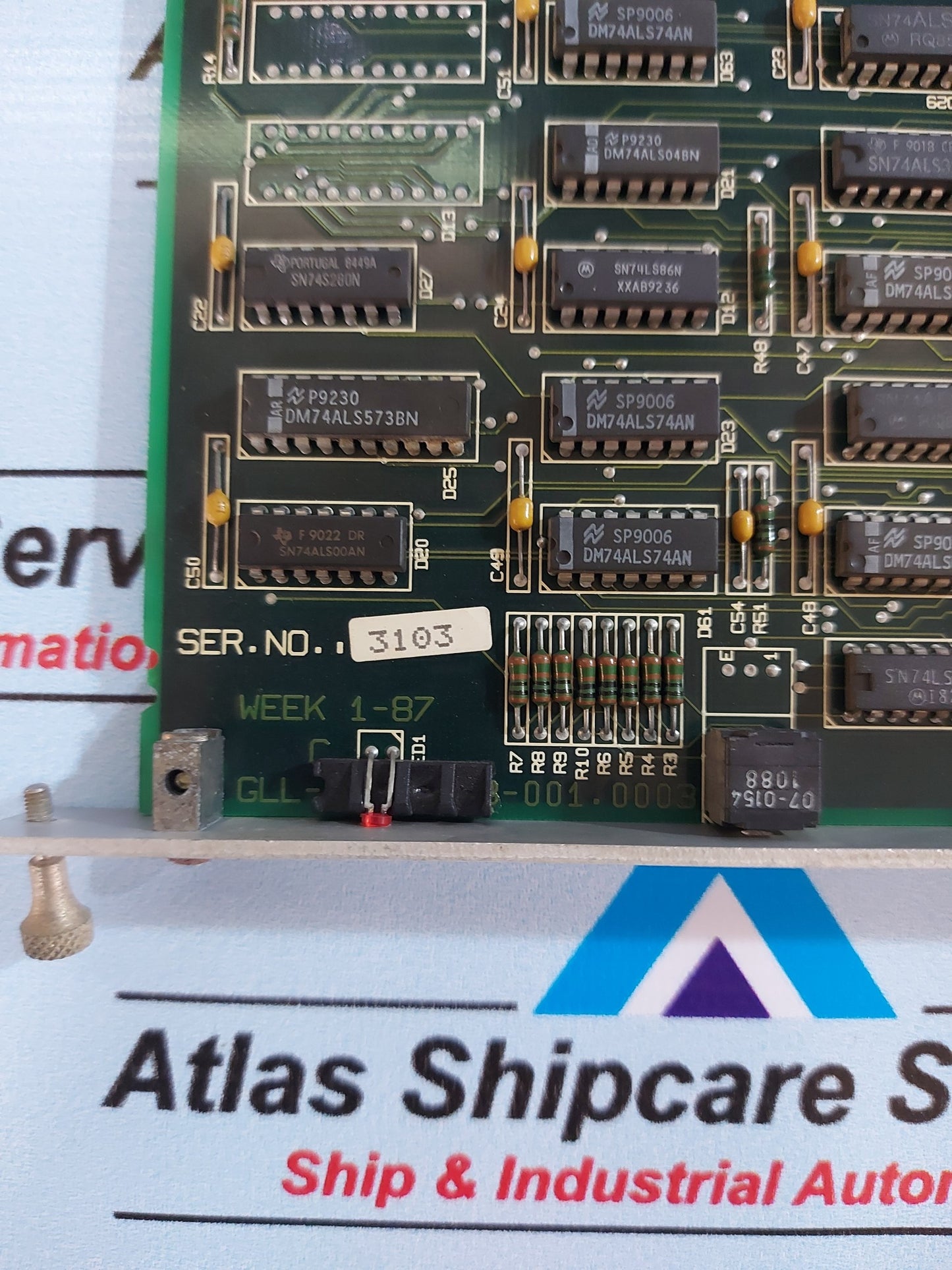 KONGSBERG AUTRONICA GLL-90 PROCESSING CARD 7258-001.0003