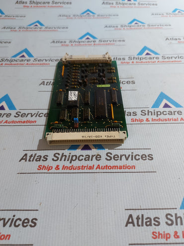 KONGSBERG AUTRONICA KDD-1A/16 ANALOG INPUT CARD 7252-008.0002