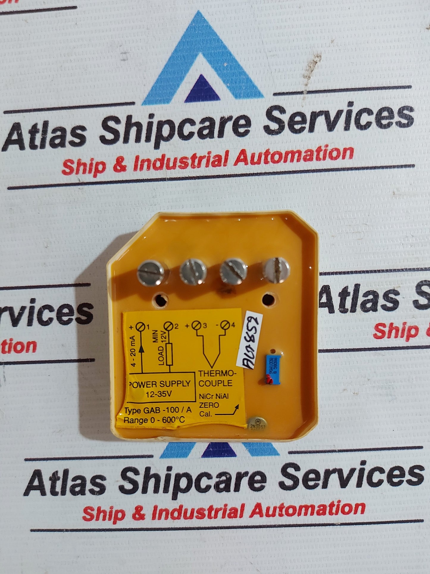 KONGSBERG GAB-100/A THERMOCOUPLE APLIFIER 0-600'C