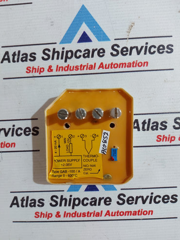 KONGSBERG GAB-100/A THERMOCOUPLE APLIFIER 0-600'C