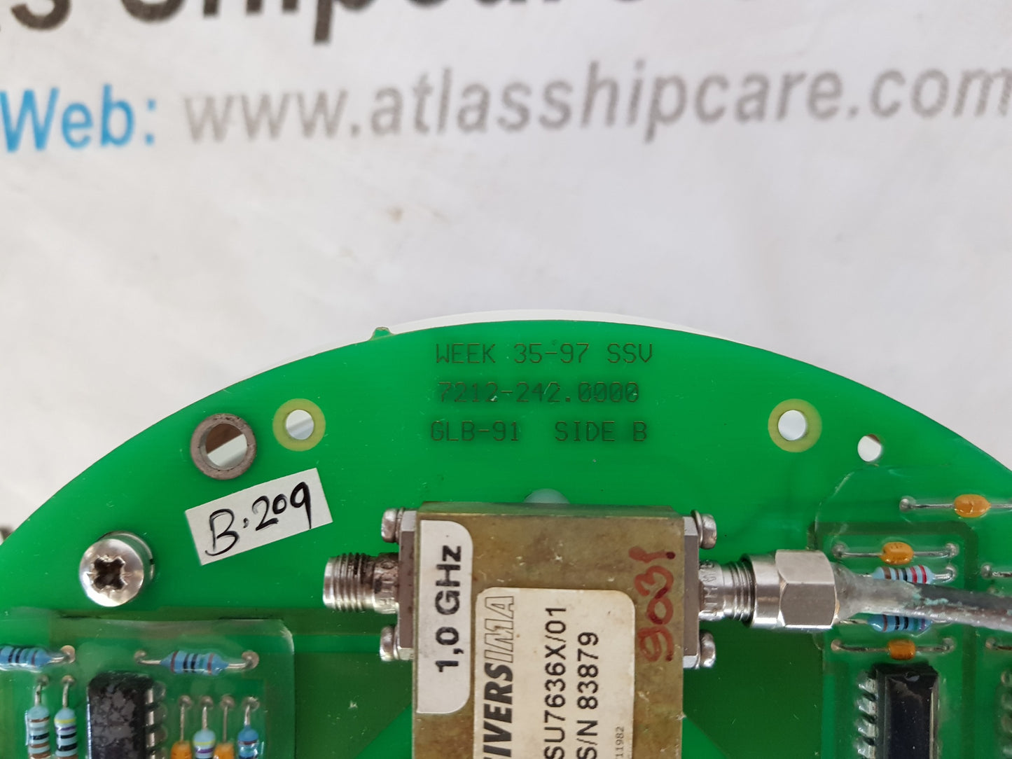 KONGSBERG GLB 91 7212 242 0000 ELECTRONIC UNIT