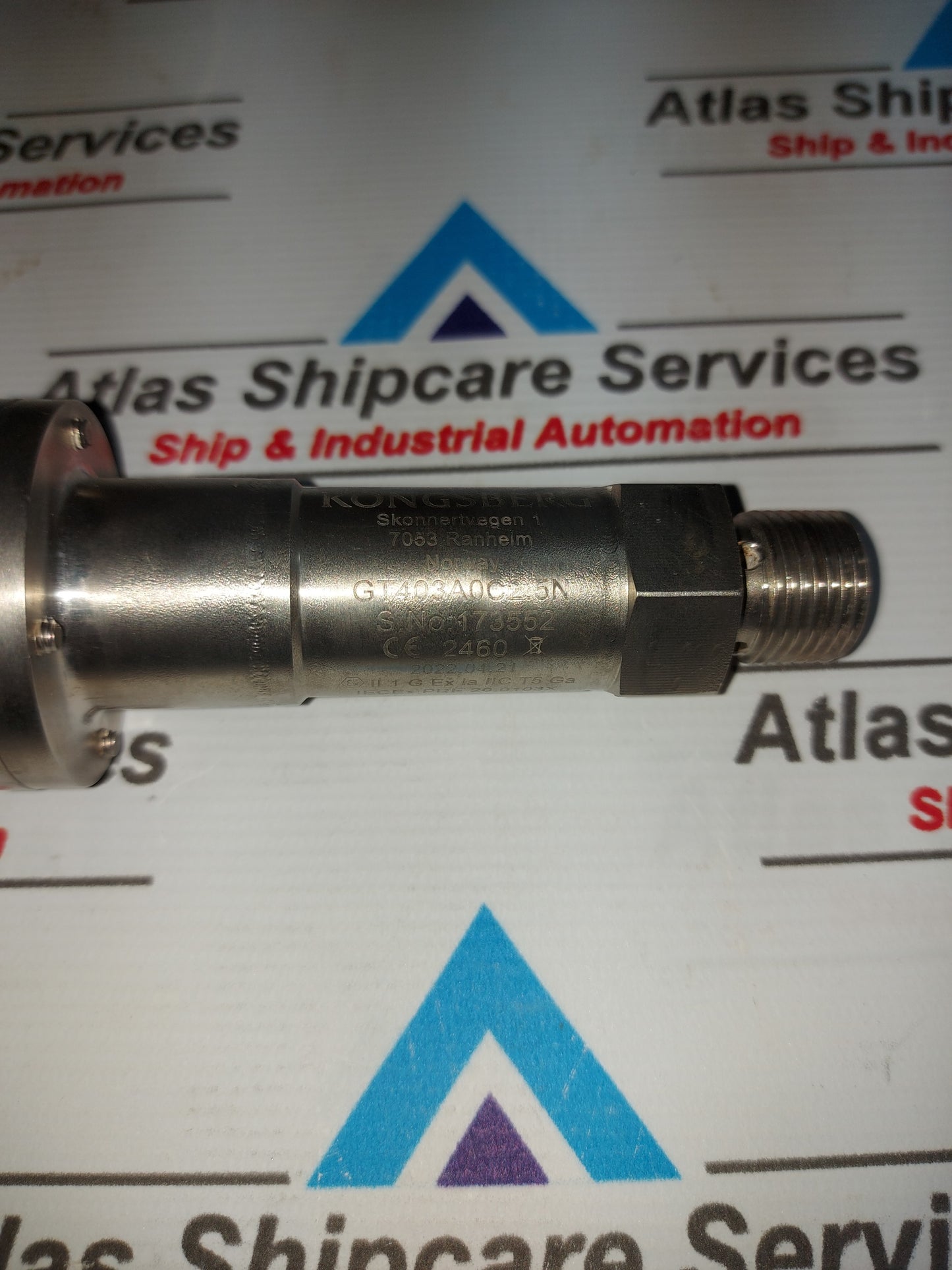 KONGSBERG GT403A0C2.5N PRESSURE TRANSMITTER 28VDC
