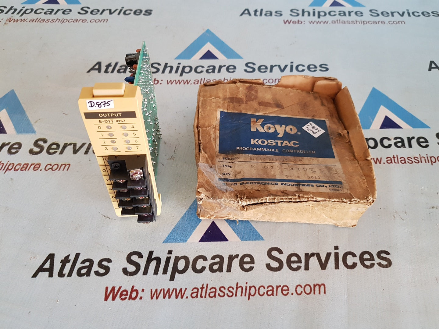 KOYO KOSTAC E-01T-4157 RELAY OUTPUT PROGRAMMABLE CONTROLLER