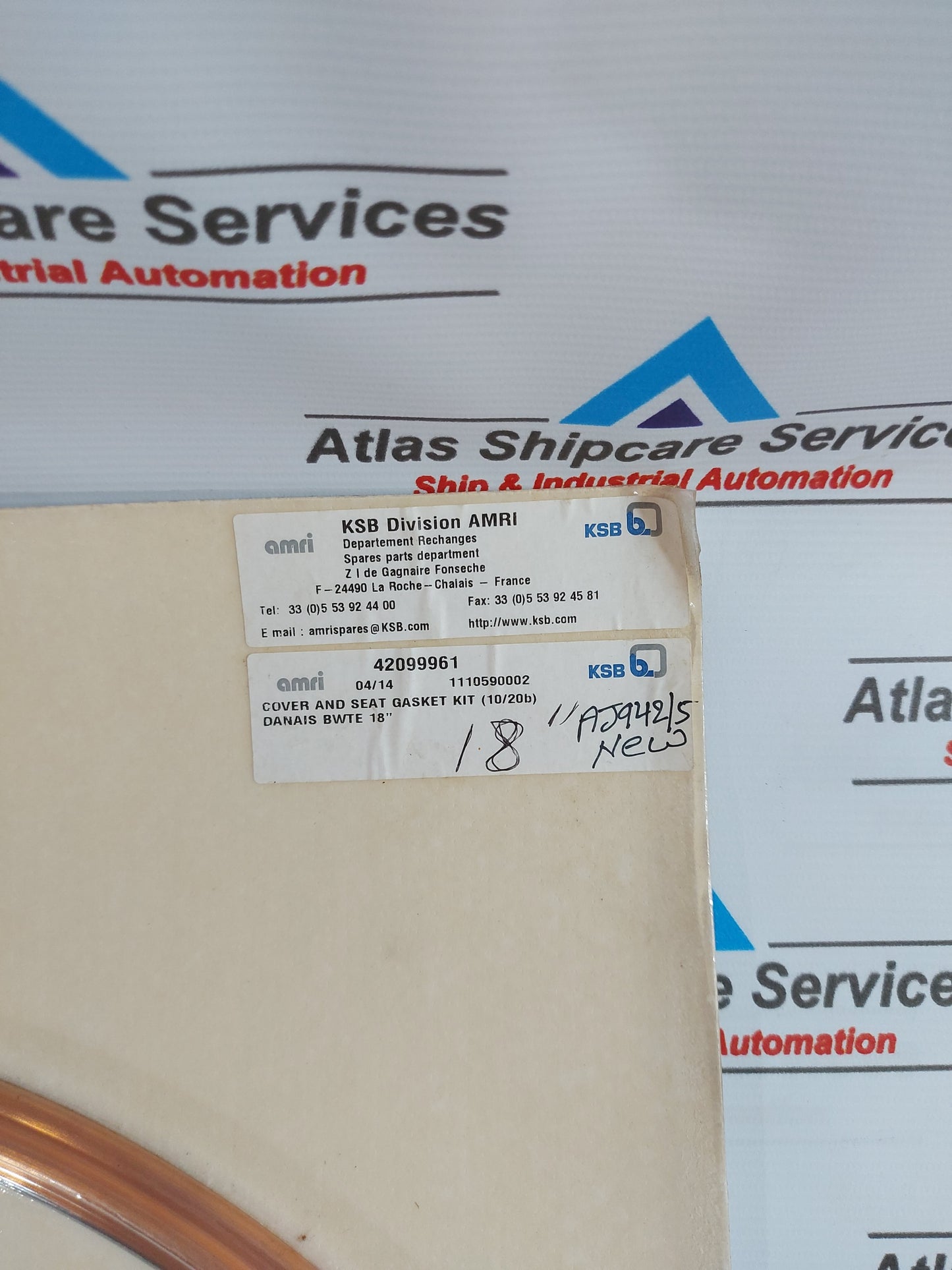 KSB AMRI 42099961 COVER AND SEAT GASKET KIT (10/20b)