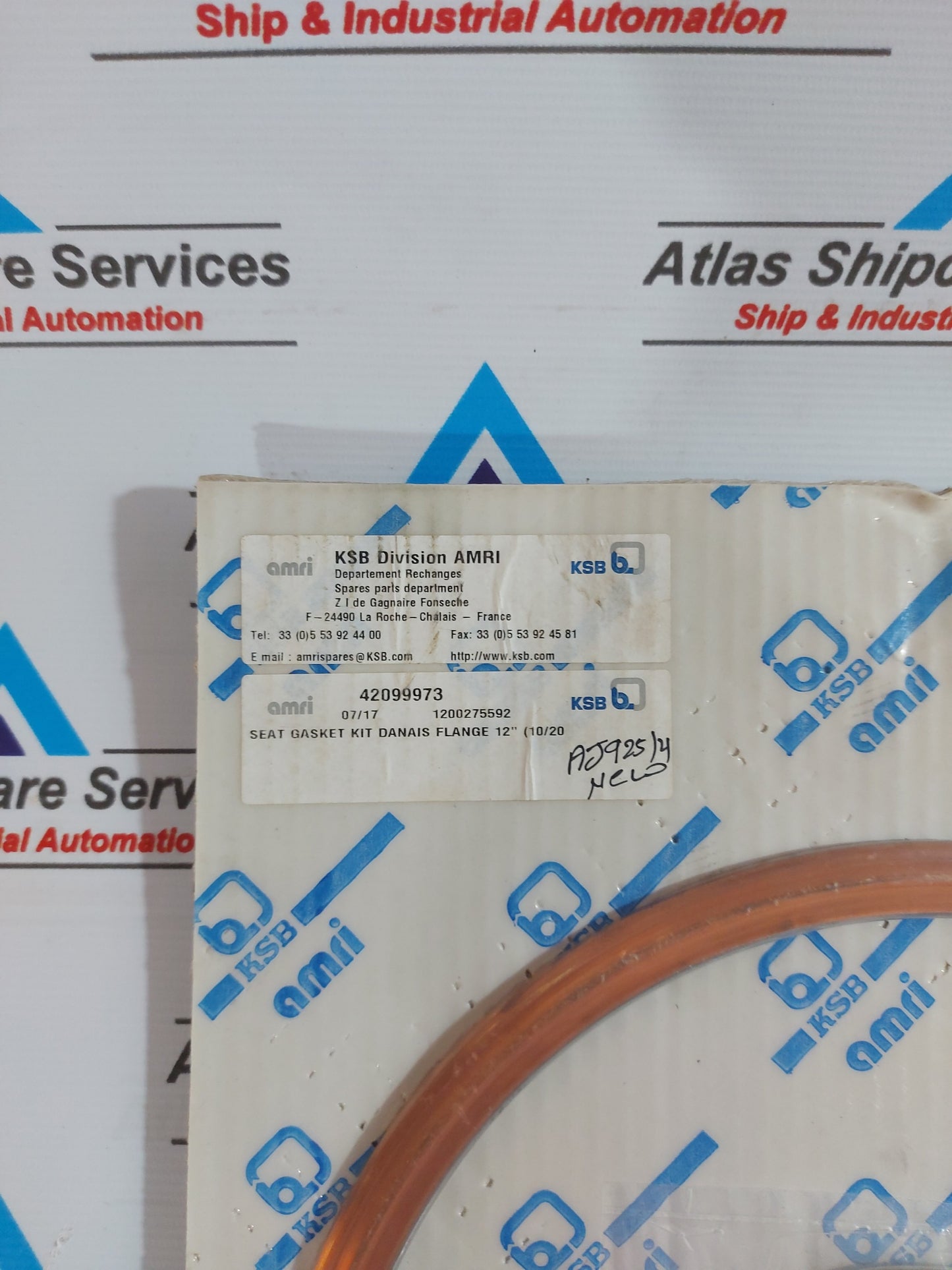 KSB AMRI 42099973 SEAT GASKET KIT DANAIS FLANGE 12" (10/20)