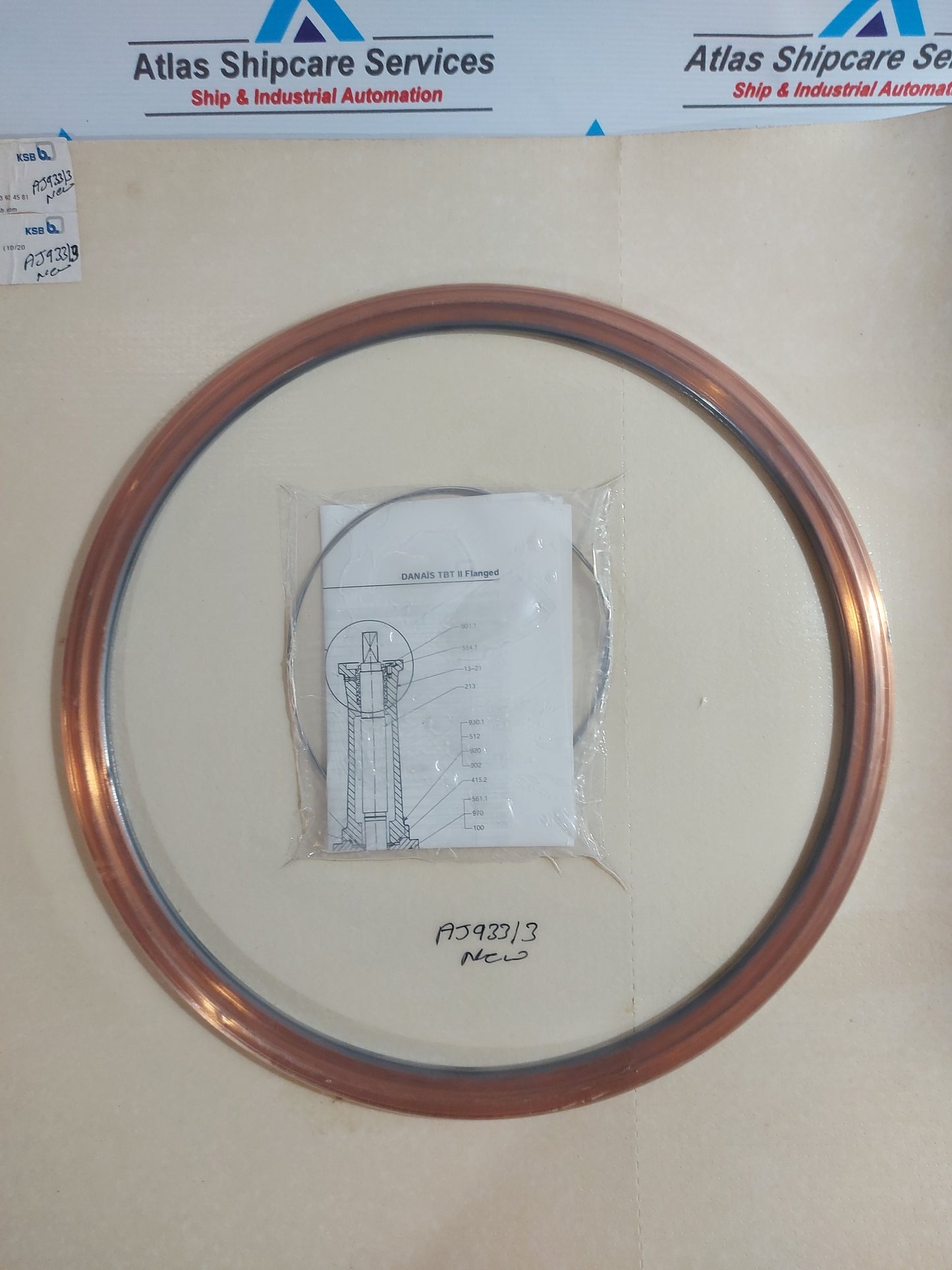 KSB AMRI 42099974 SEAT GASKET KIT DANAIS FLANGE 14" (10/20)