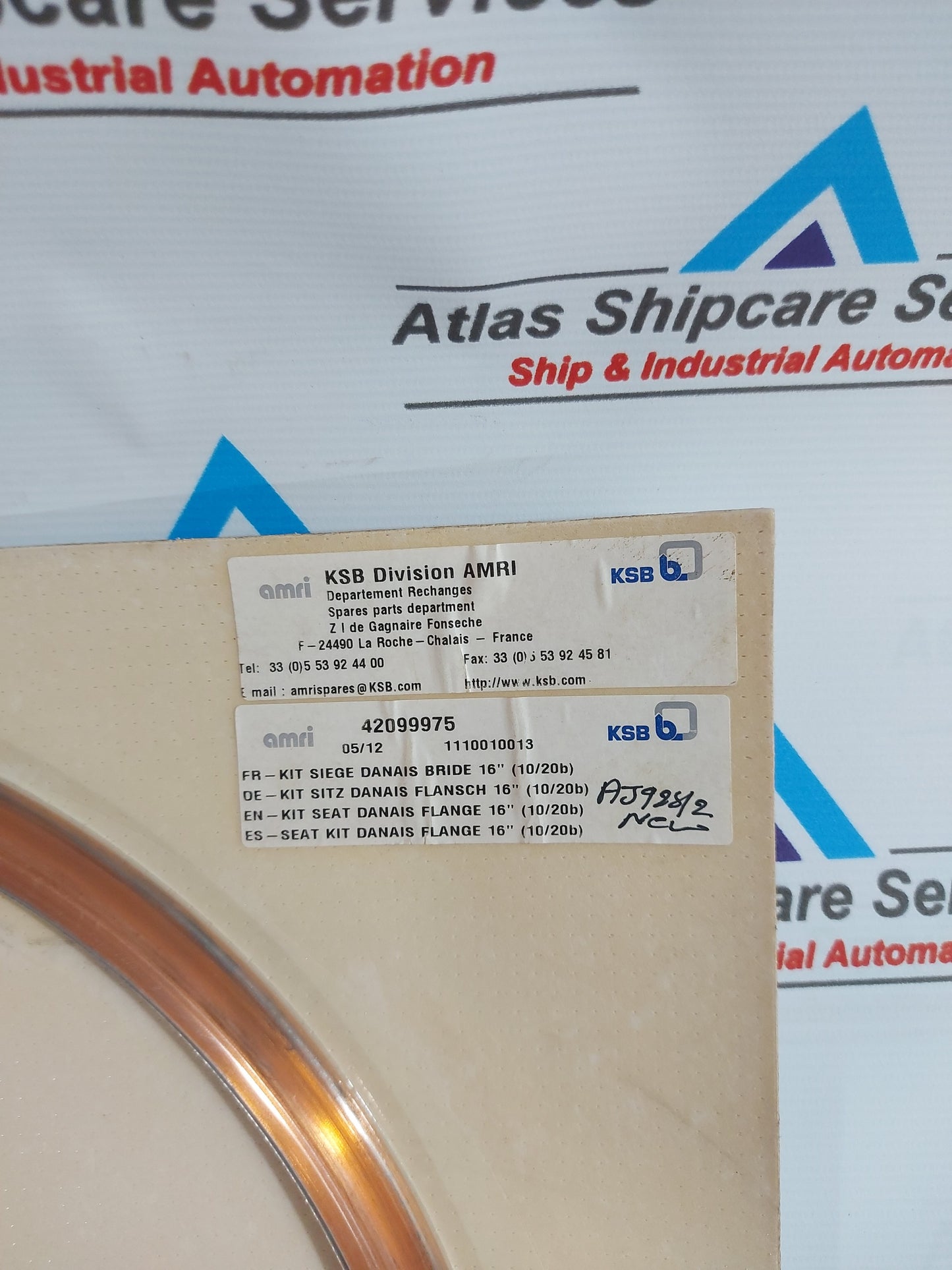 KSB AMRI 42099975 FR-KIT SIEGE DANAIS BRIDE 16" (10/20b)