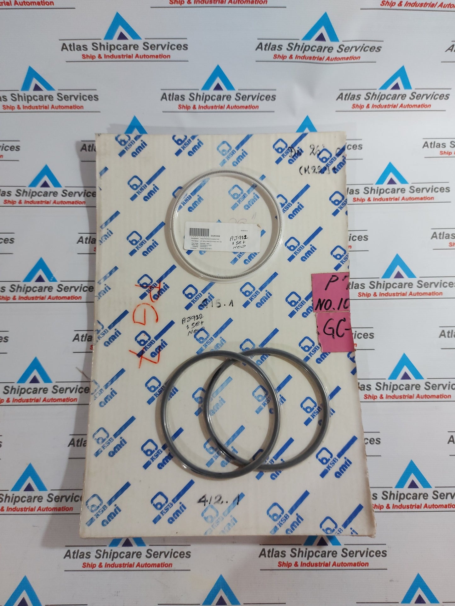 KSB AMRI LIP SEAL RING 3/16 INCH INT 135