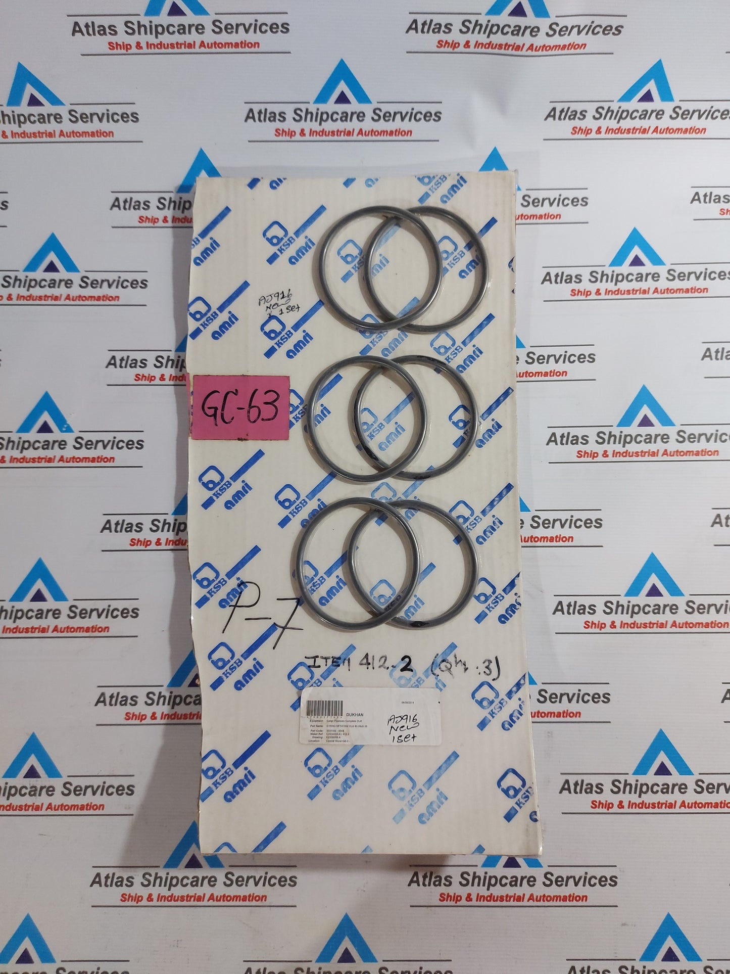 KSB AMRI O-RING NFT47502 CLS 85.09x5.33