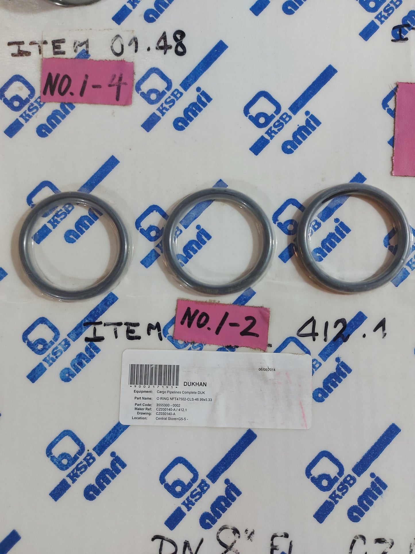 KSB AMRI SEALING PACKING 3555300-0001