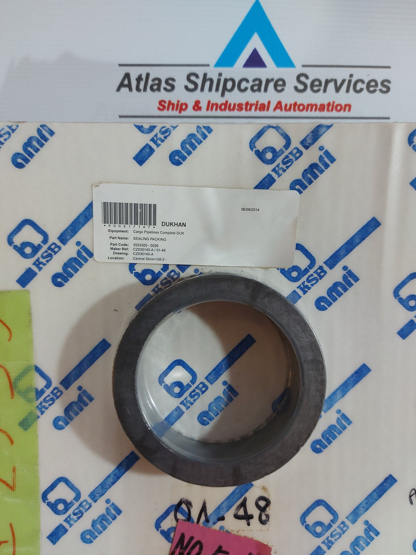 KSB AMRI SEALING PACKING 3555300-0026