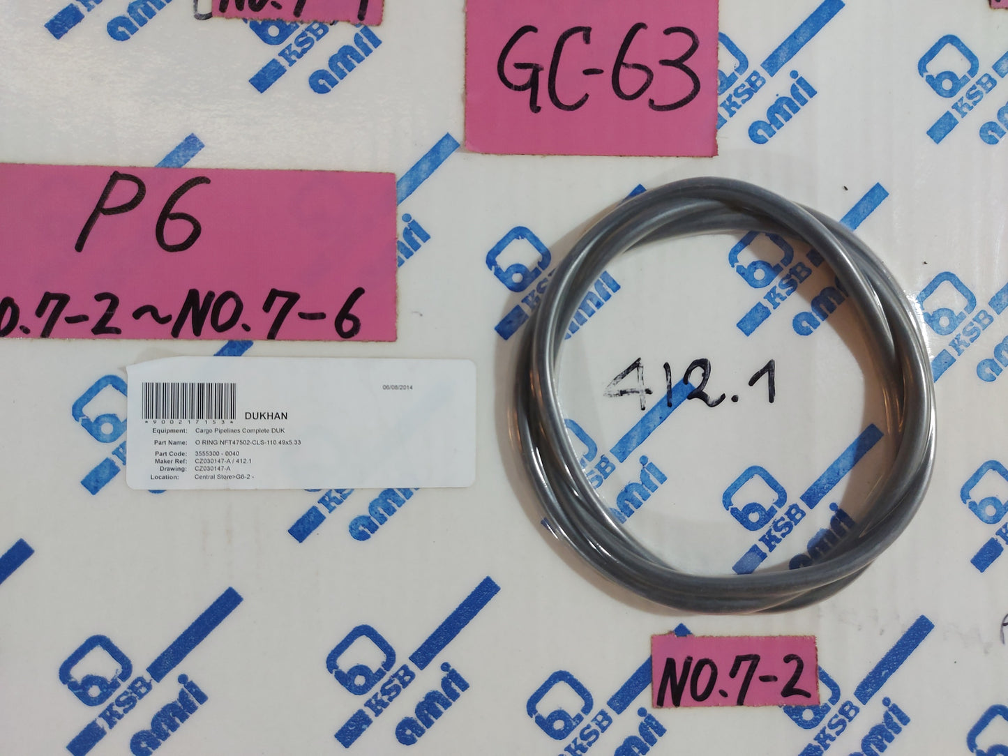 KSB AMRI SEALING PCKING 3555300-0038