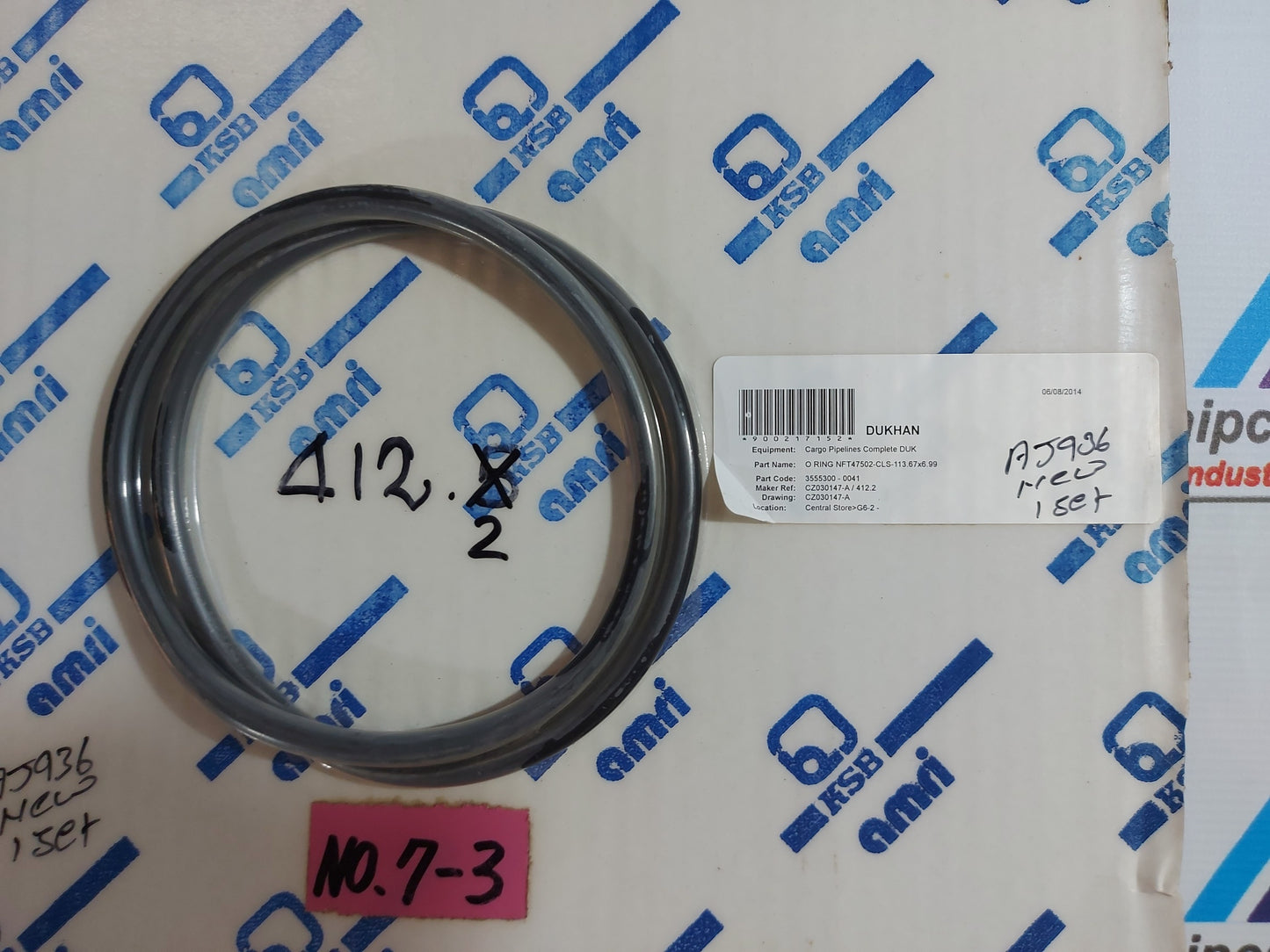 KSB AMRI SEALING PCKING 3555300-0038