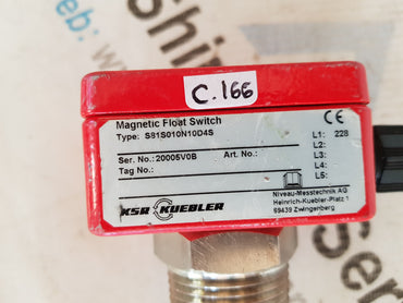 KSR KUEBLER S81S010N10D4S MAGNETIC FLOAT SWITCH