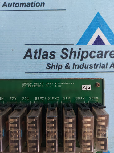 KT ELECTRIC KT-9660-40 GROUP RELAY UNIT