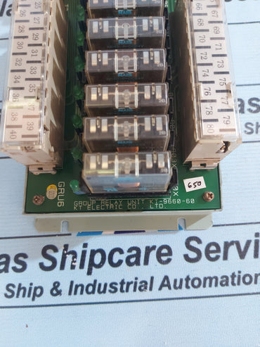 KT ELECTRIC KT-9660-60 GROUP RELAY UNIT