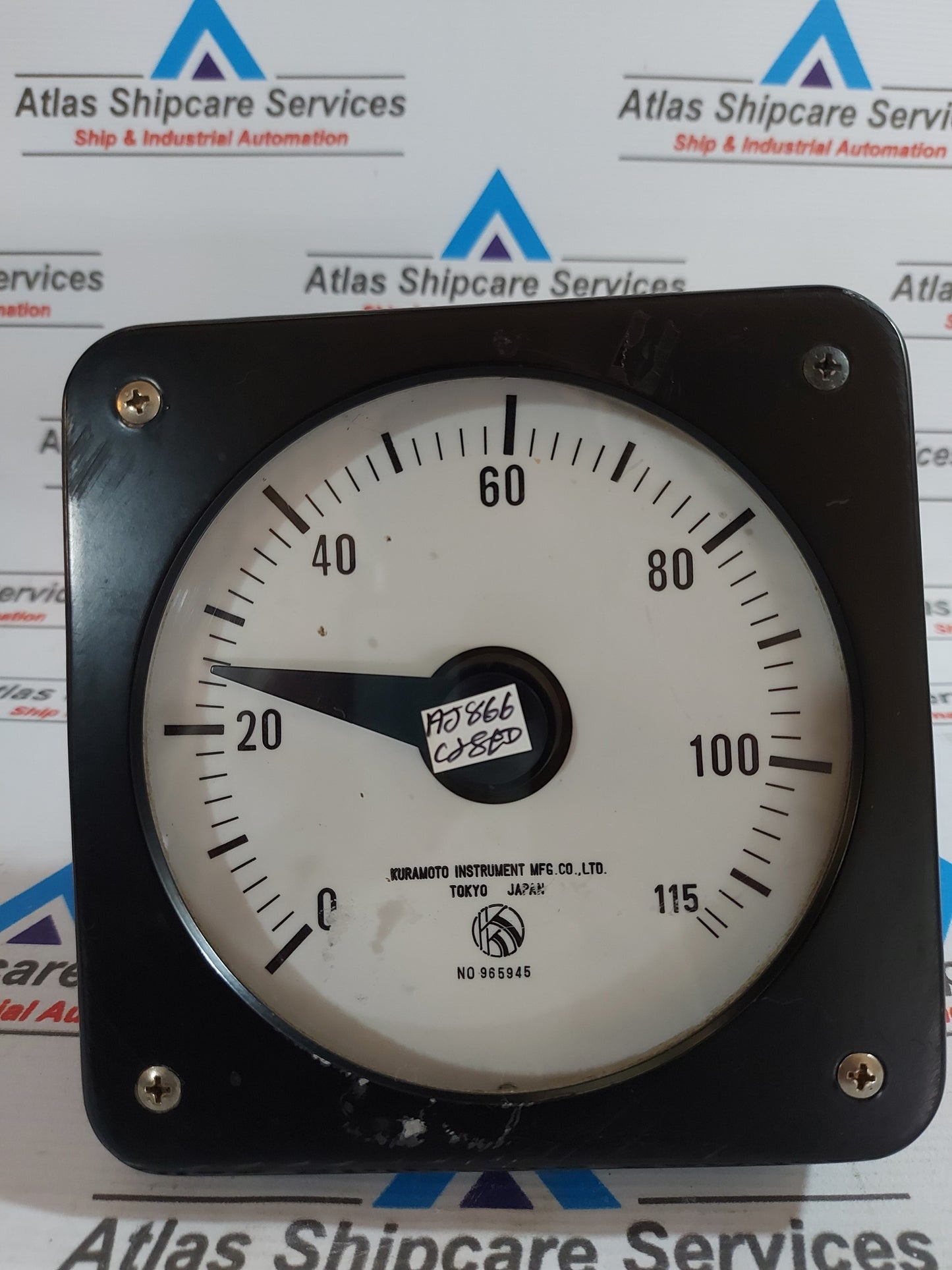 KURAMOTO INSTRUMENT 965945 TACHOMETER 0-115