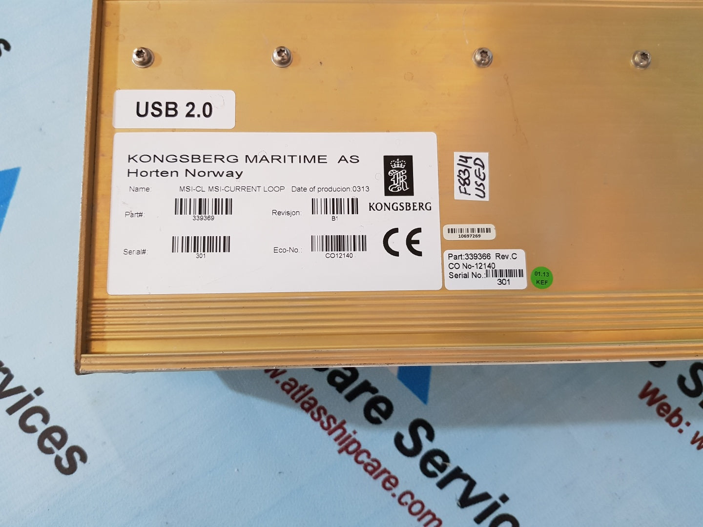 Kongsberg Maritime 339369 MSI-CL MSI-Current Loop Module