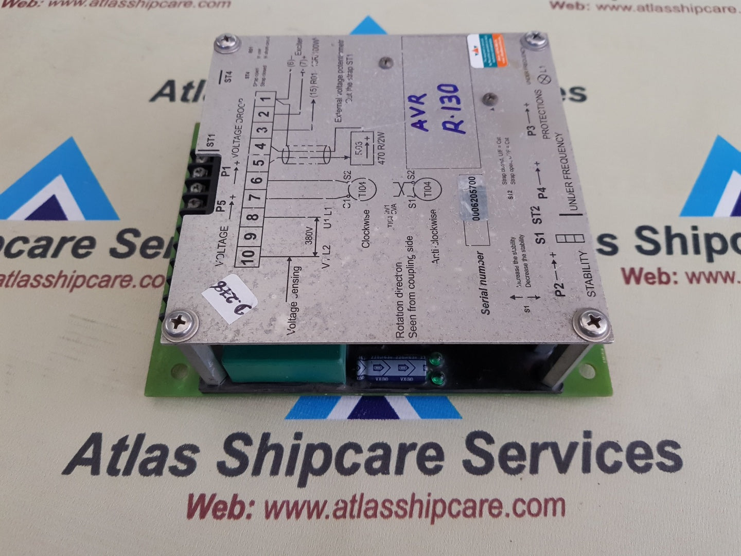 LEROY SOMER AVR R130 AUTOMATIC VOLTAGE REGULATOR