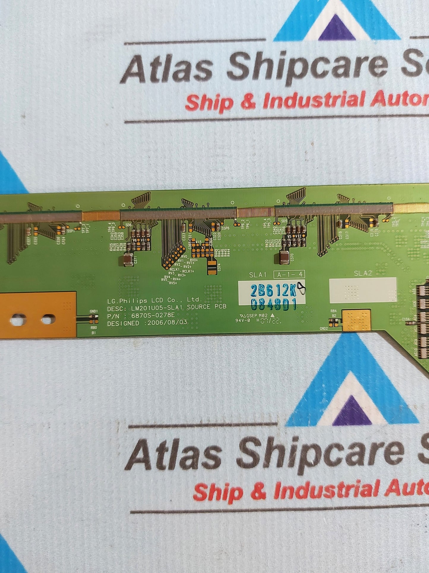 LG.PHILIPS 6870S-0278E LM201U05-SLA1 SOURCE PCB CARD