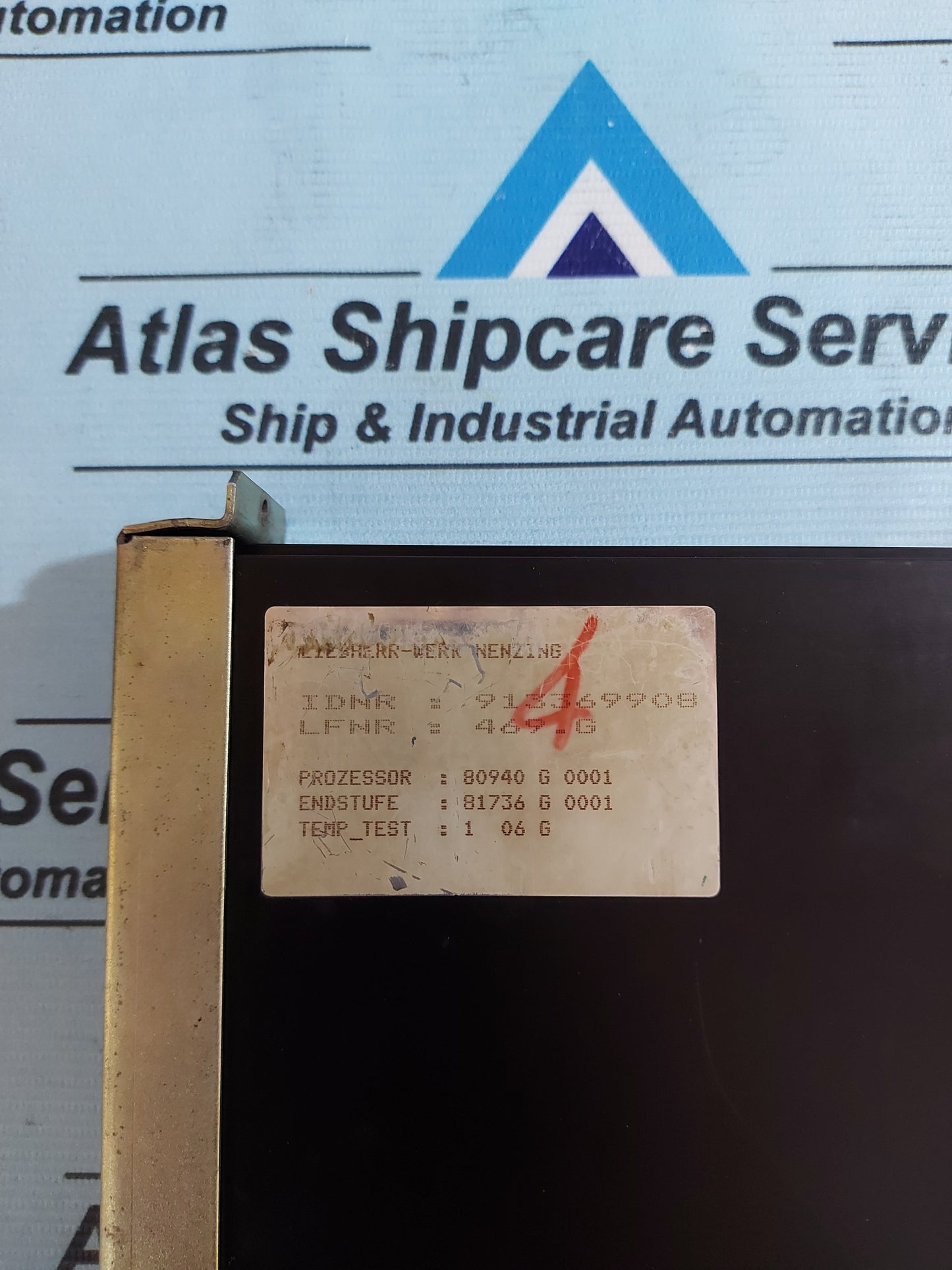 LIEBHERR 913369908 CRANE CONTROL CARD