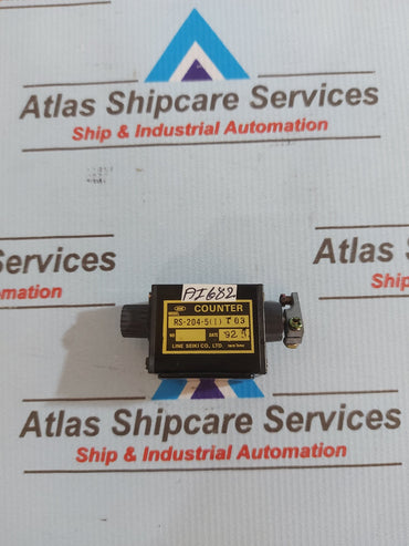 LINE SEIKI RS-204-5 (I) 5-DIGIT MECHANICAL RATCHET COUNTER