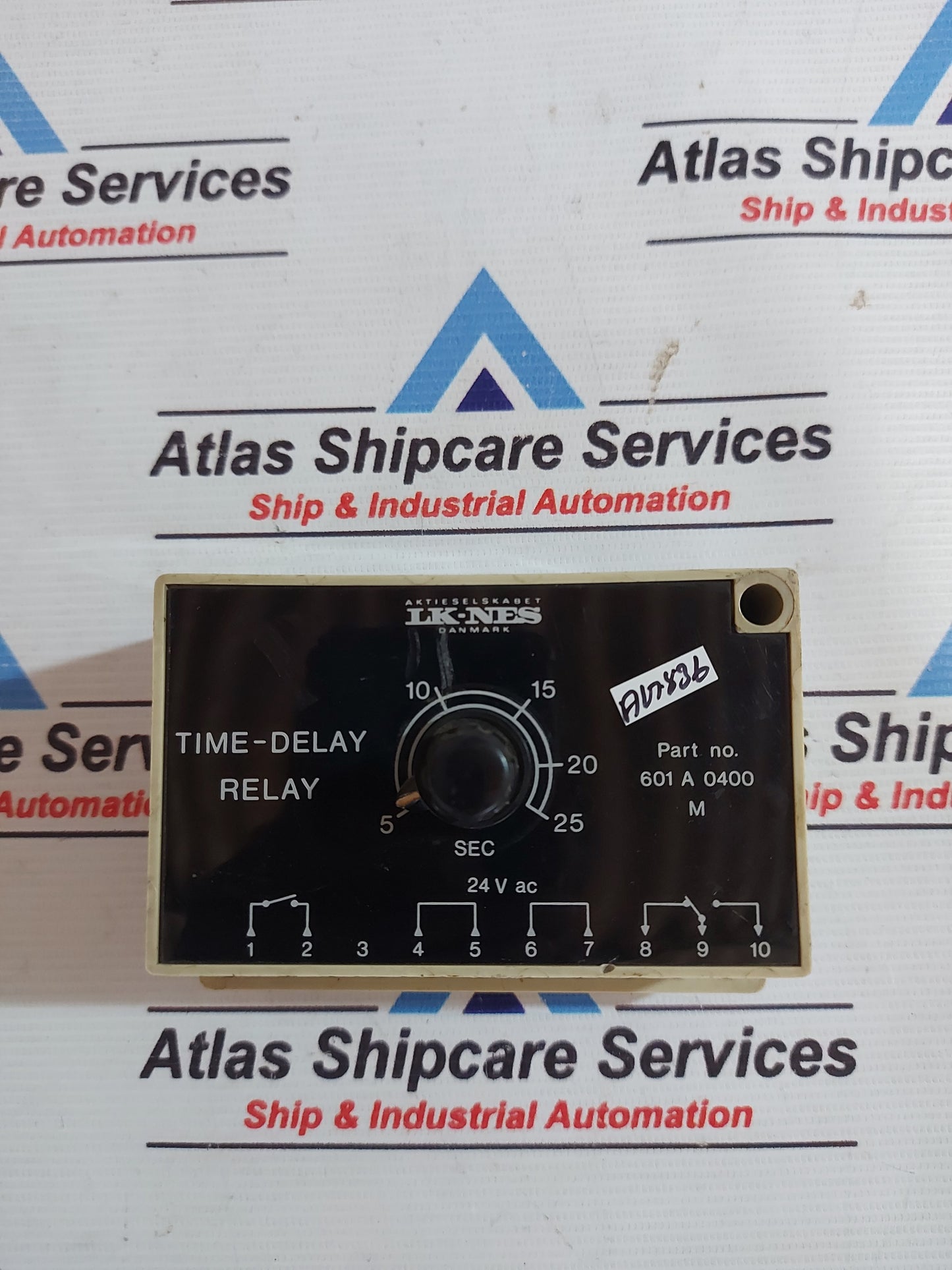 LK-NES 601 A 0400 TIME-DELAY RELAY 5-25 Sec