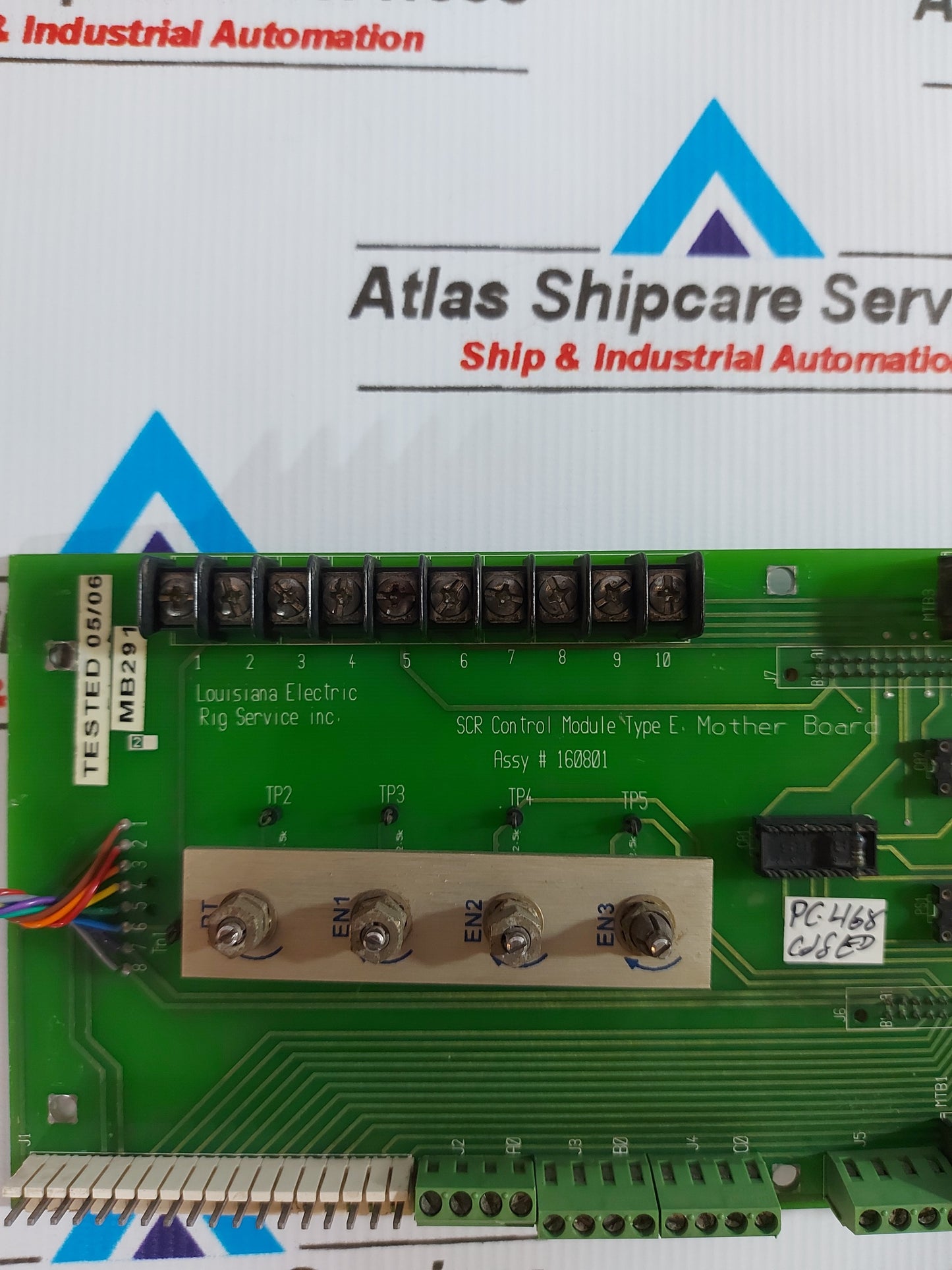 LOUISIANA ELECTRIC RIG SERVICE 160801 TYPE-E SCR CONTROL MODULE