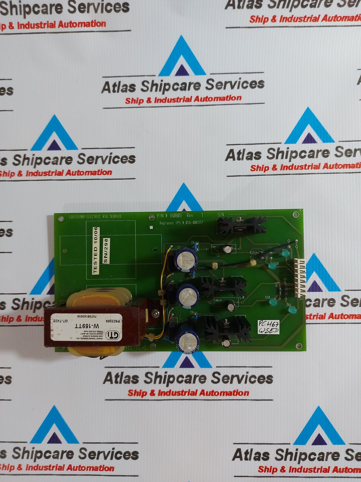 LOUISIANA ELECTRIC RIG SERVICE 160803 REV.1 PCB BOARD