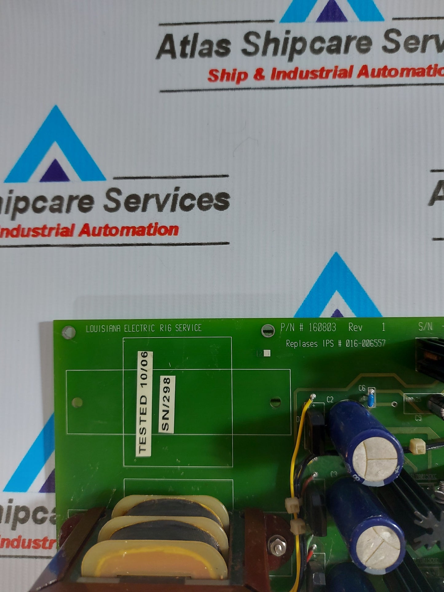 LOUISIANA ELECTRIC RIG SERVICE 160803 REV.1 PCB BOARD