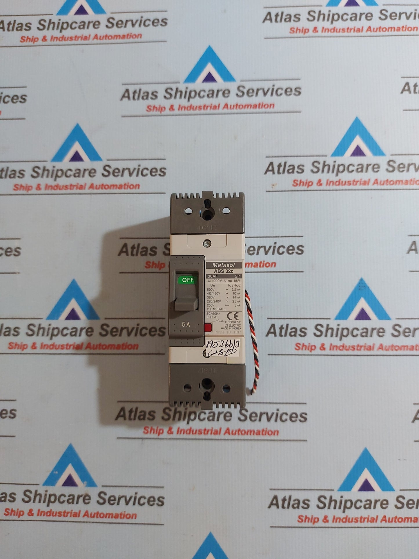 LS METASOL ABS 32c MCCB CIRCUIT BREAKER 30AF 2P 5A