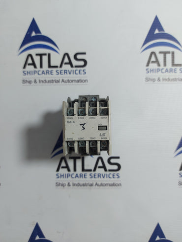 LS METASOL MR-4 2a2b CONTROL RELAY UA-4 AUX CONTACT UNIT 4 POLE