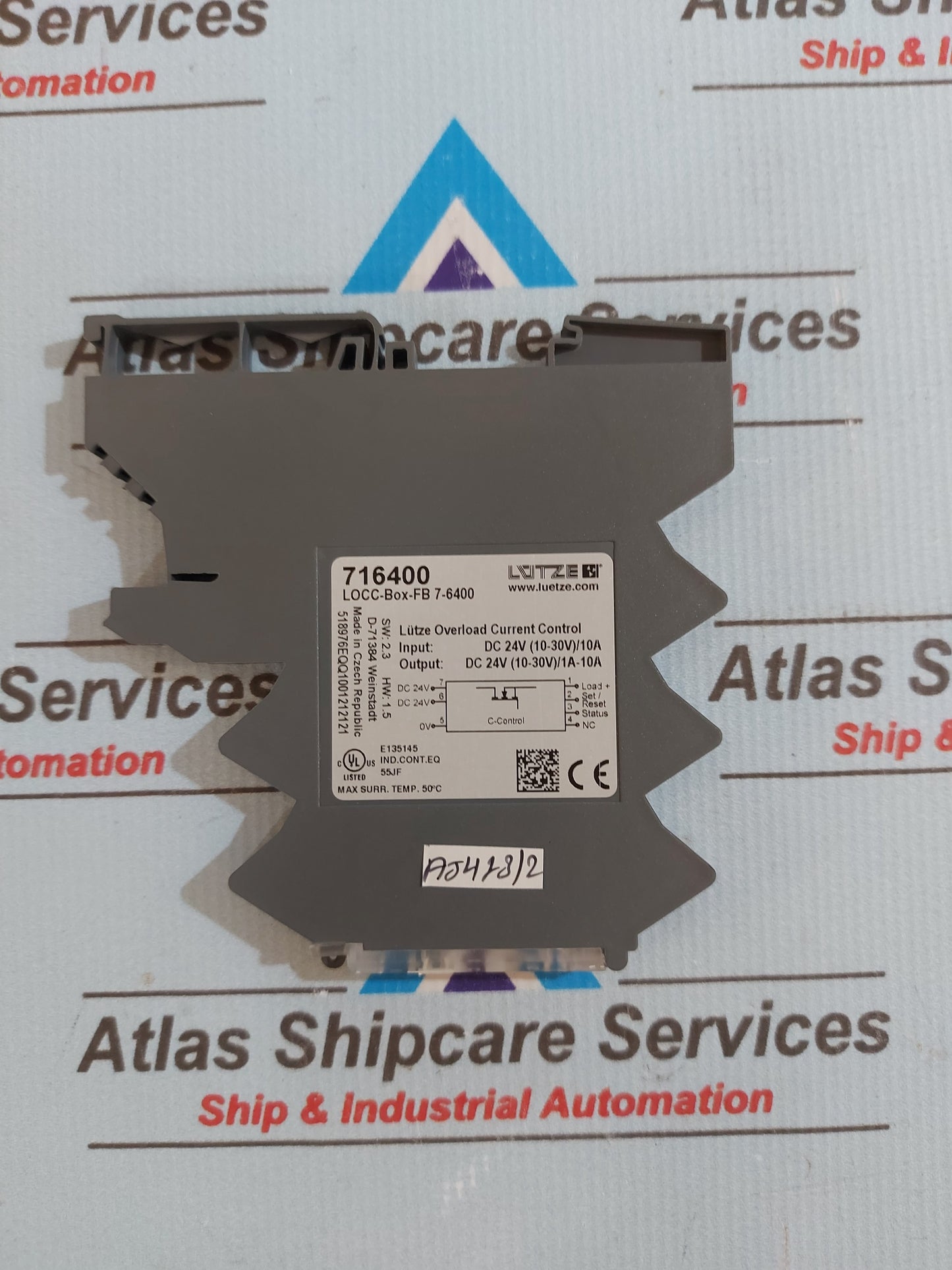 LUETZE 716400 OVERLOAD CURRENT CONTROL SYSTEM