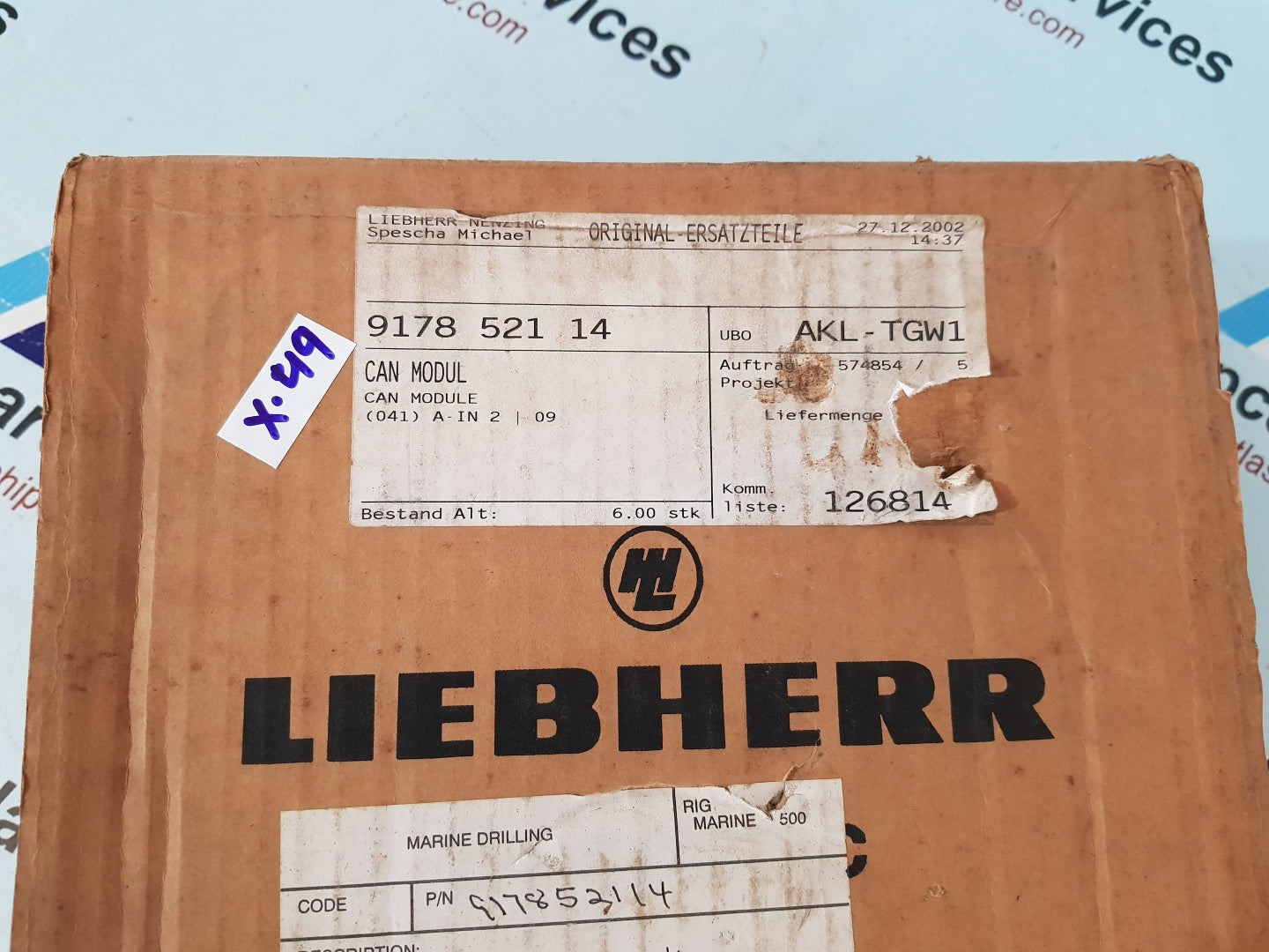 Liebherr 917852114 Can Module