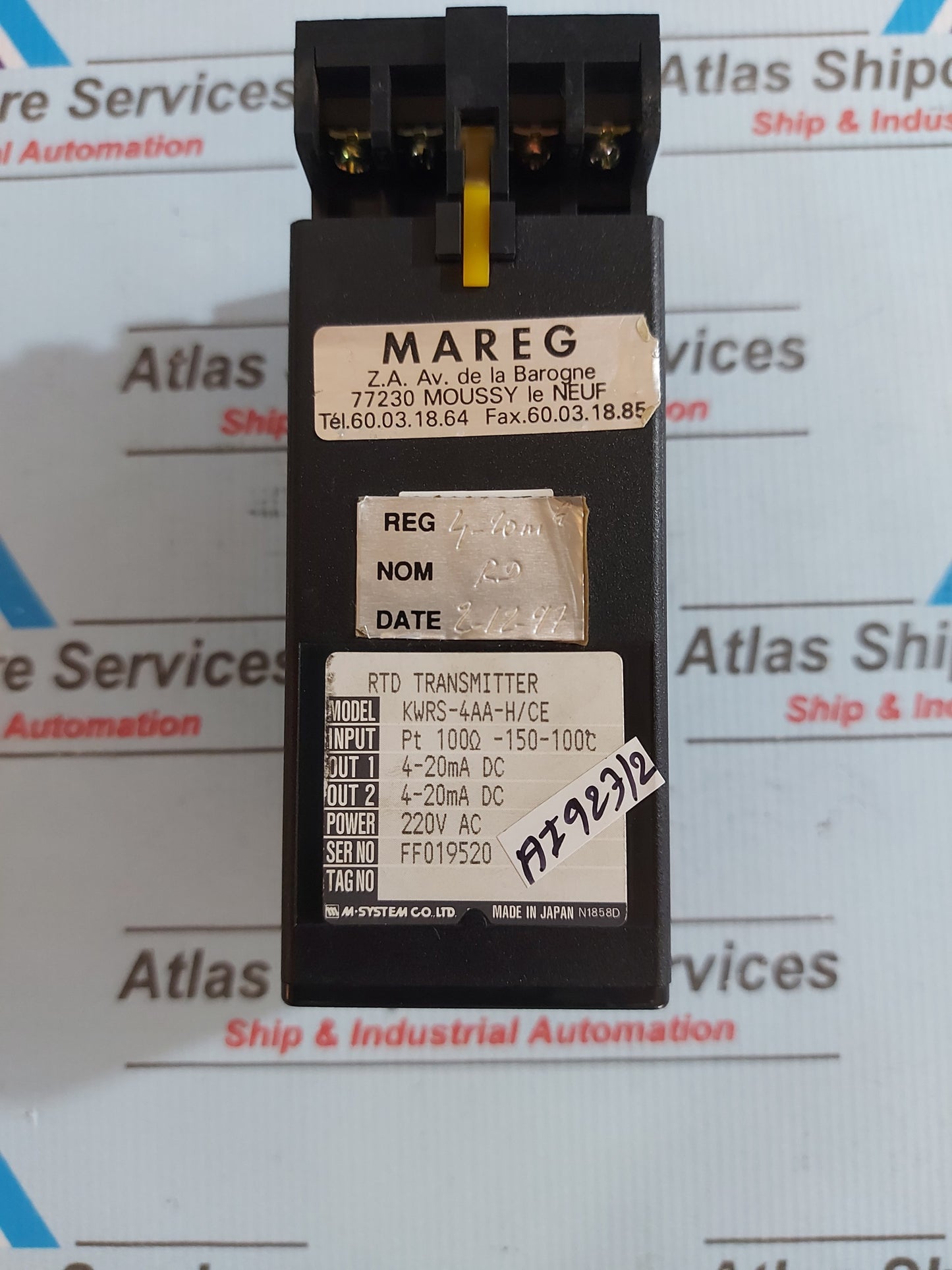 M-SYSTEM K-UNIT KWRS-4AA-H/CE SIGNAL CONDITIONER