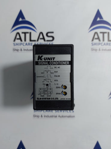 M-SYSTEM KX-A1A-R K-UNIT SIGNAL CONDITIONER 4-20mA 24V DC