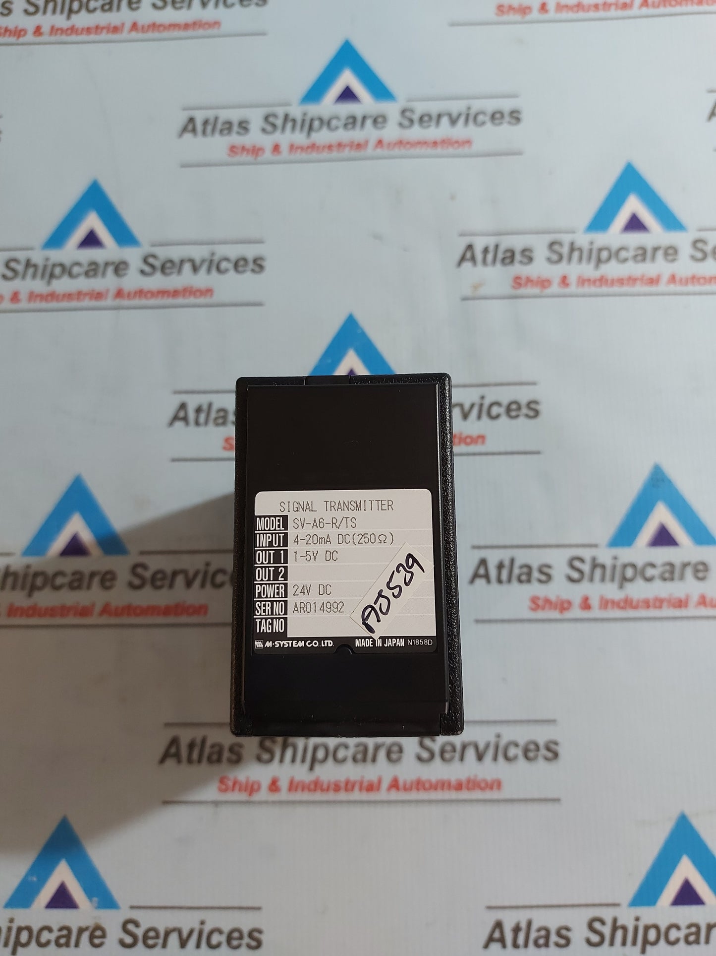 M-SYSTEM SV-A6-R/TS SIGNAL TRANSMITTER 4-20mA DC 24V DC