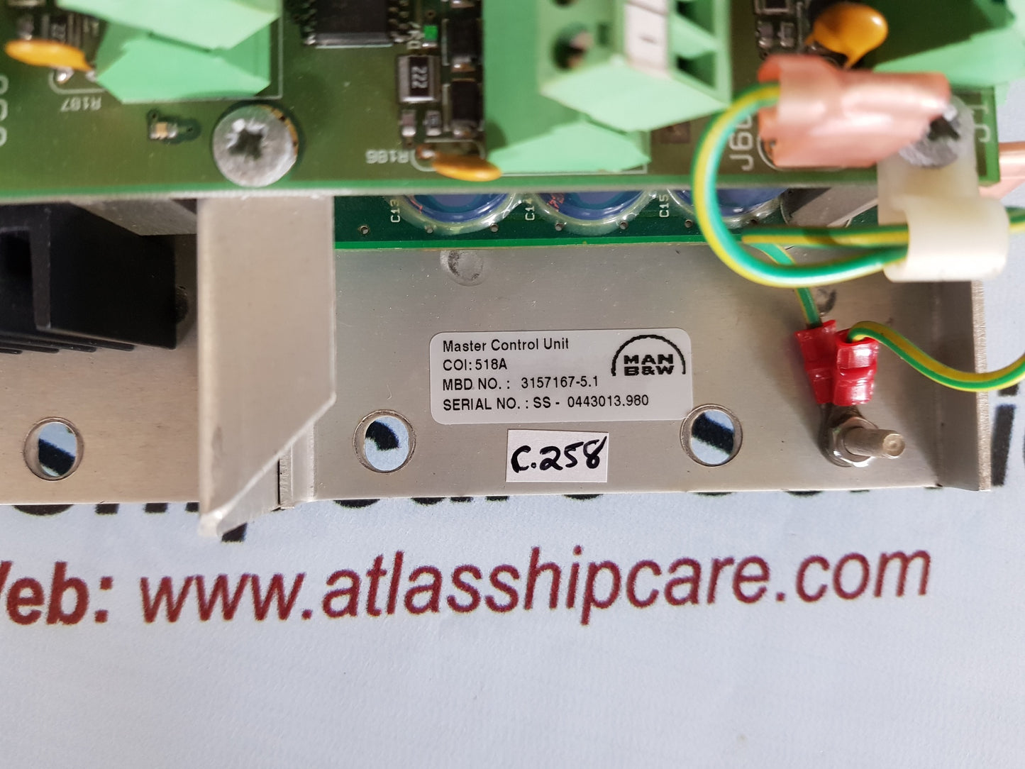 MAN B&W 3157167-5 MASTER CONTROL UNIT