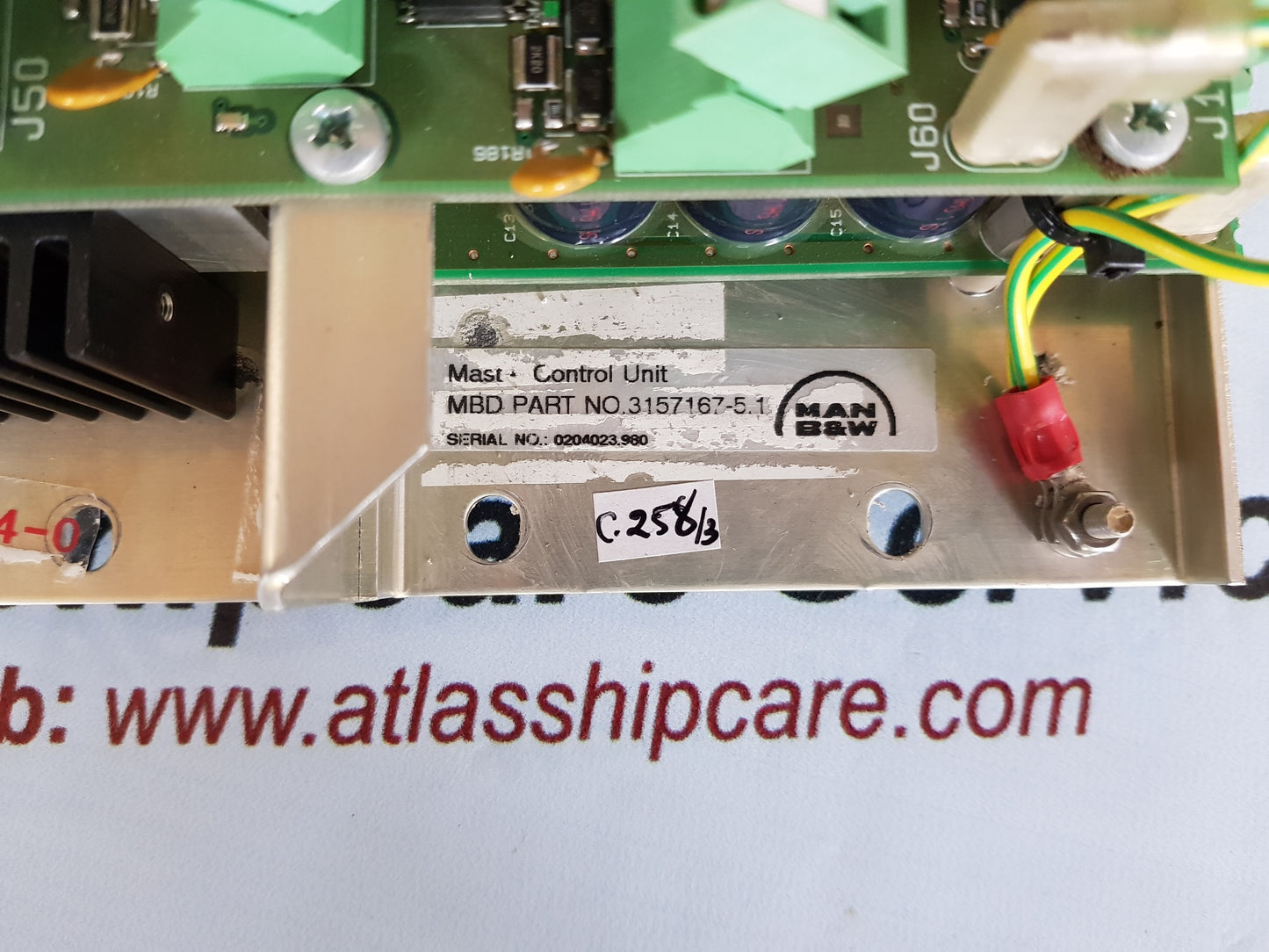 MAN B&W 3157167-5 MASTER CONTROL UNIT