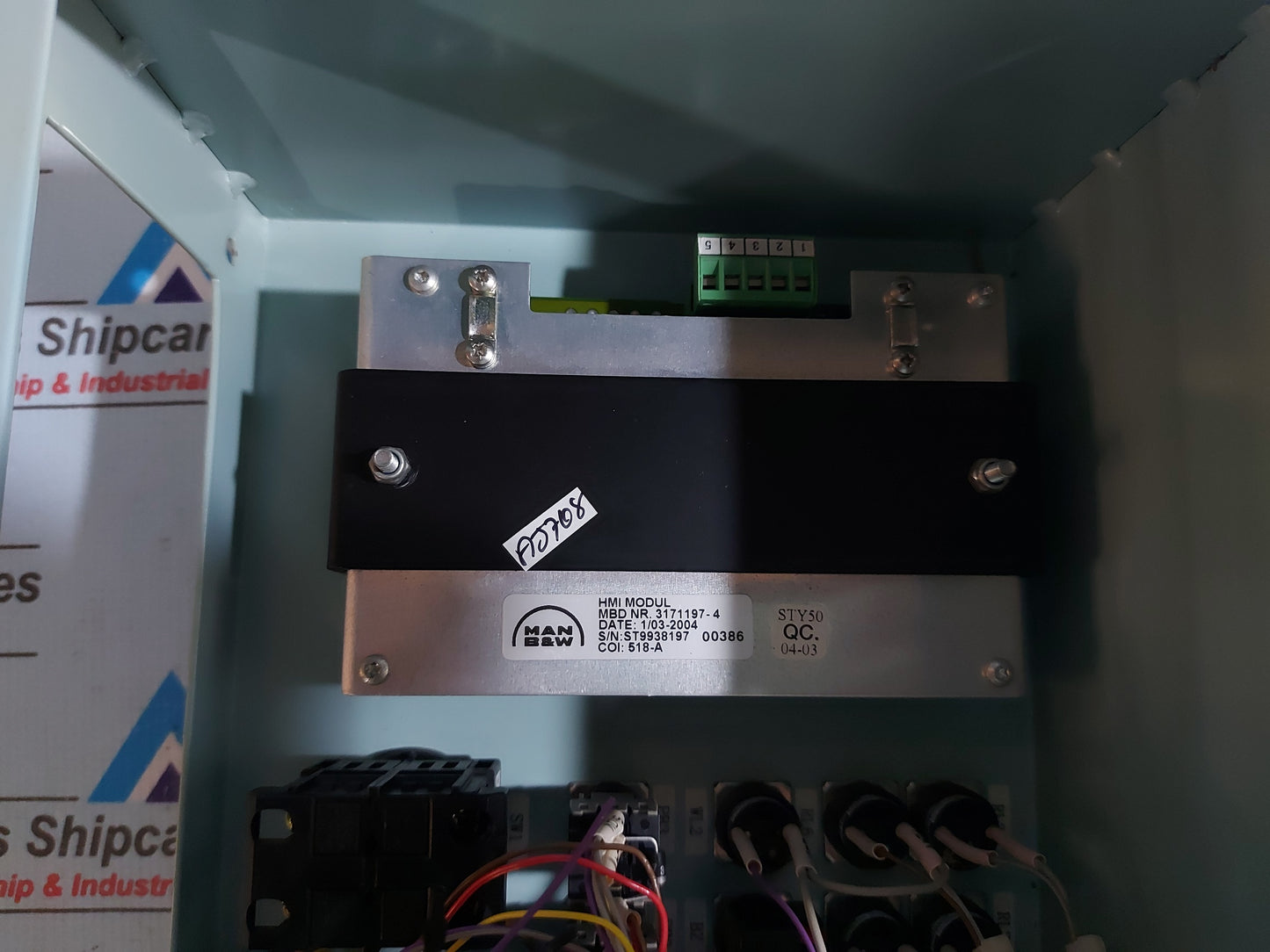 MAN B&W 3171197-4 HMI PANEL MODULE 5YB4603