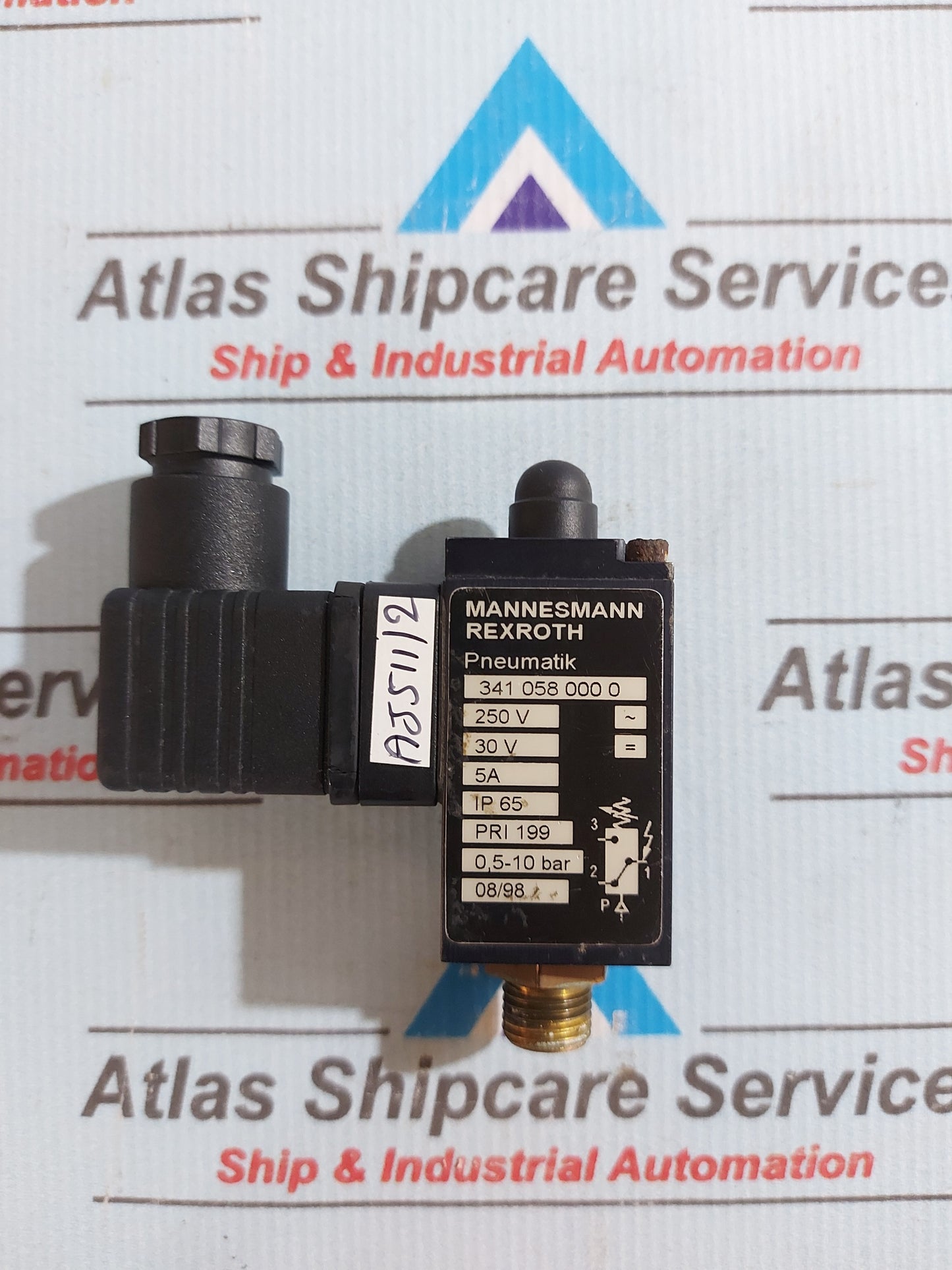 MANNESMANN REXROTH 341 058 000 0 PNEUMATIK PRESSURE SWITCH