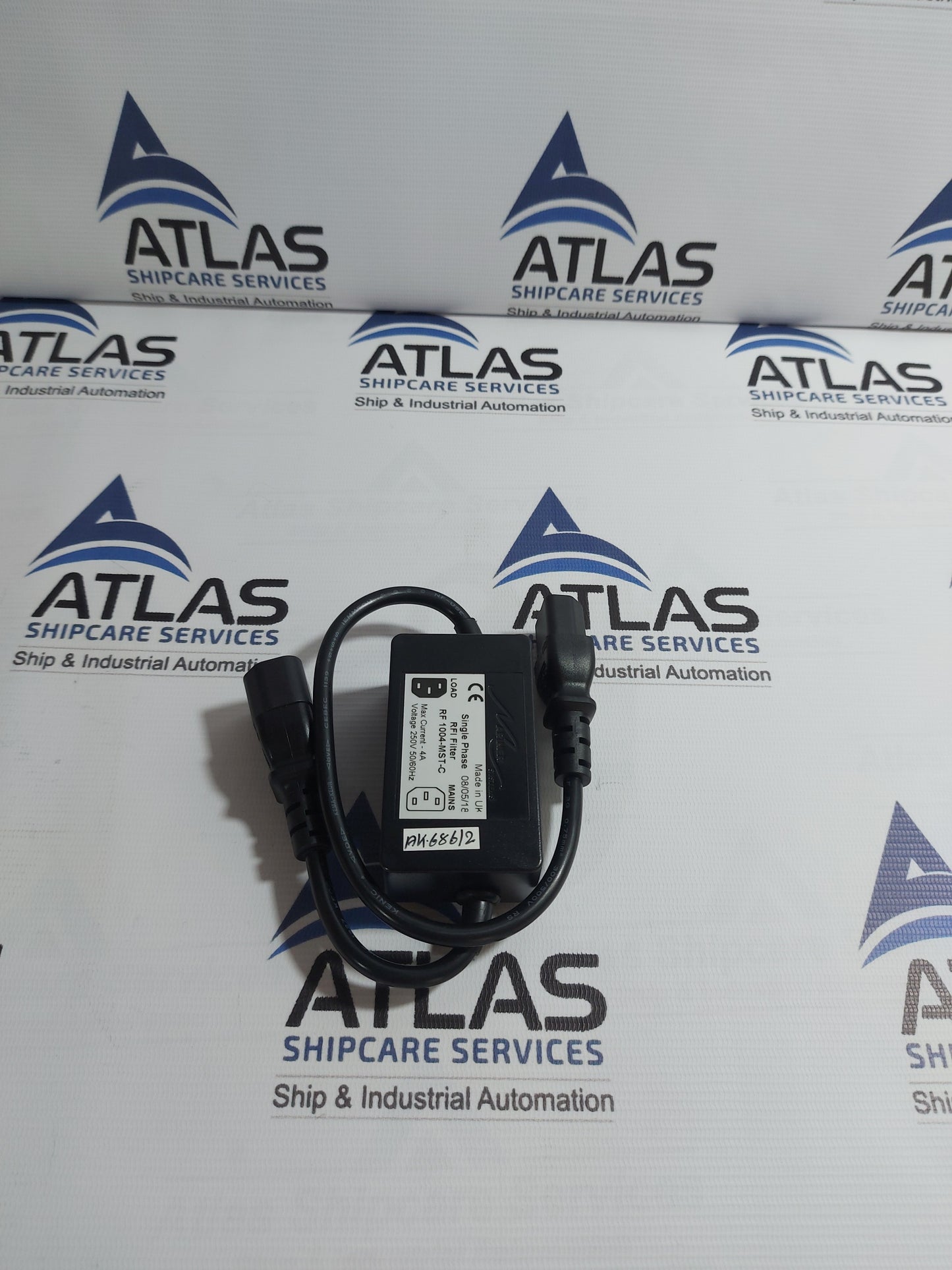 MARINE SYSTEMS RF 1004-MST-C SINGLE PHASE RFI FILTER 4A 250V 50/60Hz