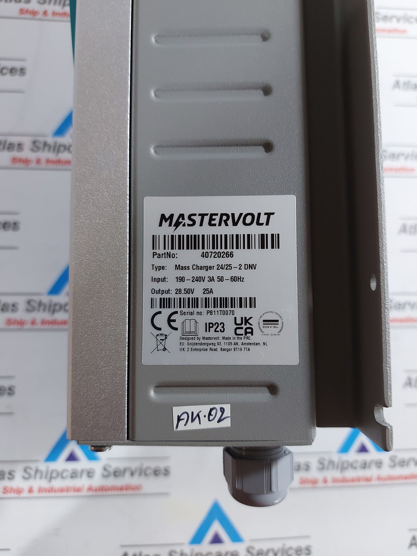 MASTERVOLT MASS 24/25 AUTOMATIC BATTERY CHARGER 40720266