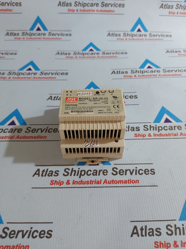 MEAN WELL DR-30-24 POWER SUPPLY 100-240VAC 1.1A 50/60Hz