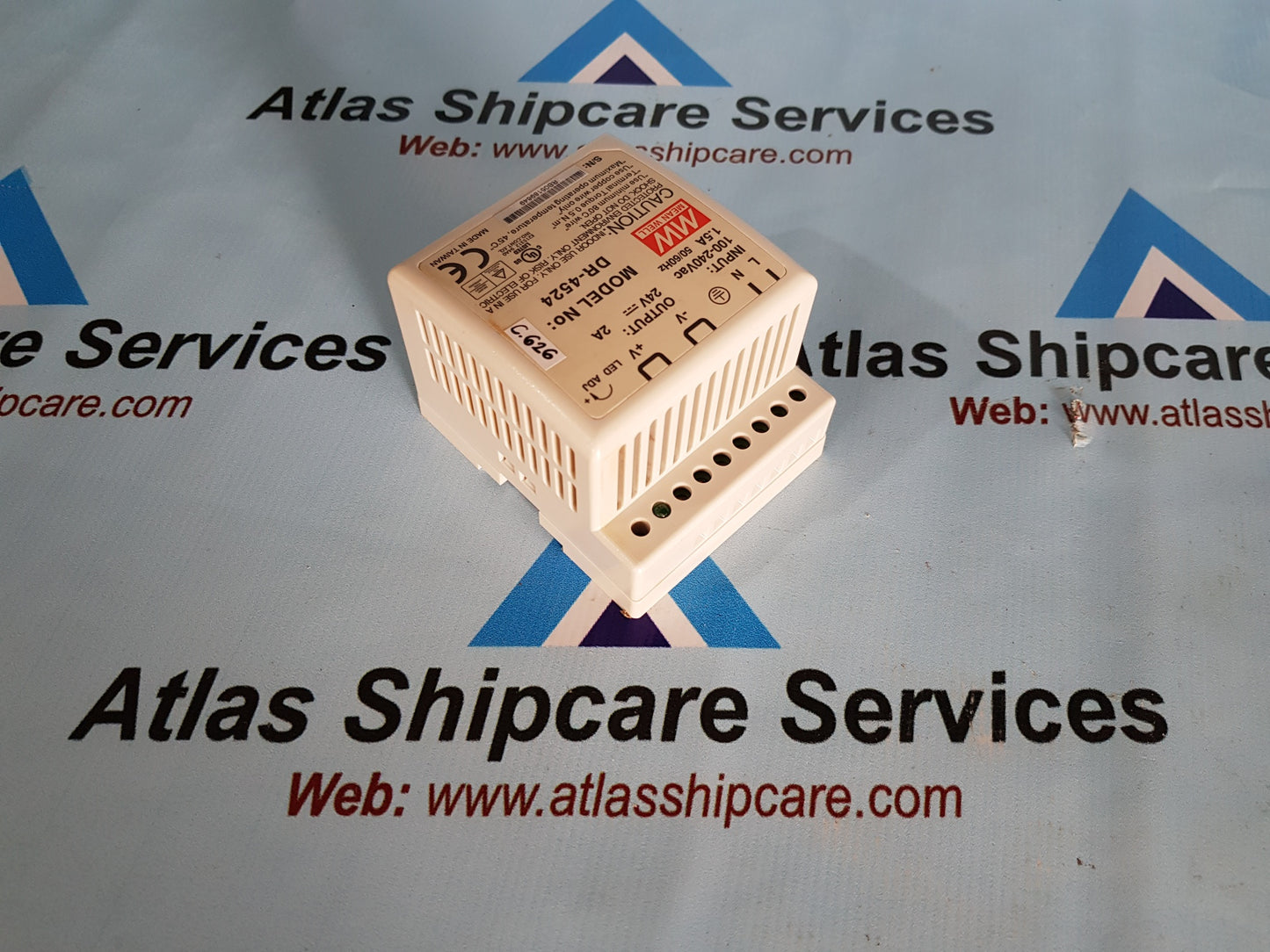 MEAN WELL DR-4524 AC TO DC DIN-RAIL POWER SUPPLY