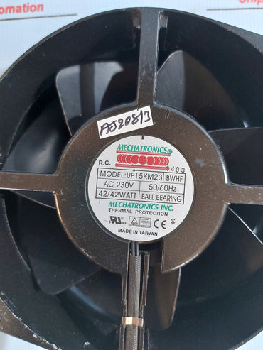 MECHATRONICS UF15KM23 BWHF AXIAL FAN AC230V 50/60Hz
