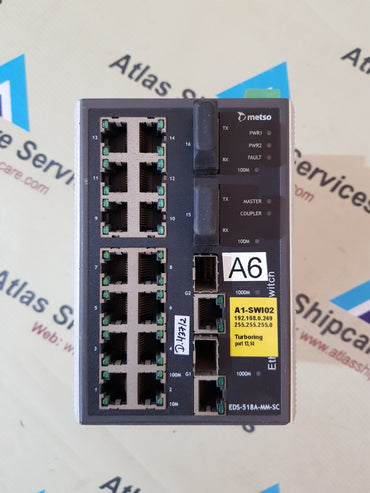 METSO EDS-518A-MM-SC ETHERNET SWITCH